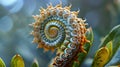 Aesthetic display of the Fibonacci sequence in nature Royalty Free Stock Photo