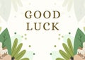 Good luck ready to print Royalty Free Stock Photo