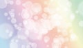 Aesthetic Pastel Bokeh Background Design