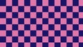 aesthetic pink and blue checkerboard, checkered, gingham, plaid, tartan pattern background illustration, perfect for wallpaper,