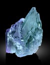 Aesthetic Purple blue Kunzite hiddenite terminated crystal from kunar afghanistan