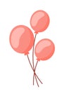 Aesthetic Soft Pink Pastel Balloon Editable Color