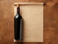 Unveiling Mystery: The Artistry Behind a Label-Less Bottle of Fine Wine