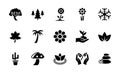 Nature Glyph Icons Collection