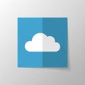 Aesthetics suitable for concepts related to cloud computing or Royalty Free Stock Photo