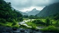 Captivating Nature: Rainy Season In The Majestic Mountains