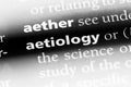 aetiology Royalty Free Stock Photo