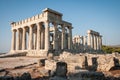 Afaia Temple, Aegina, Saronic Gulf, Greece Royalty Free Stock Photo