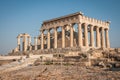 Afaia Temple, Aegina, Saronic Gulf, Greece Royalty Free Stock Photo