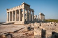 Afaia Temple, Aegina, Saronic Gulf, Greece Royalty Free Stock Photo