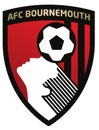 Afc bournemouth logo editorial illustrative on white background Royalty Free Stock Photo