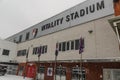 AFC Bournemouth Stadium in snow