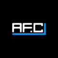 AFC letter logo creative design with vector graphic,