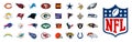 AFC, NFC Conference 2022. Green Bay Packers, Detroit Lions, Dallas Cowboys, NY Giants, Tampa Bay Buccaneers, Atlanta Falcons, New