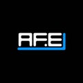 AFE letter logo creative design with vector graphic, Royalty Free Stock Photo