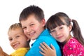 Affectionate children Royalty Free Stock Photo