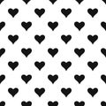 Affectionate heart pattern seamless vector