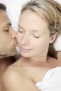 Affectionate kiss Royalty Free Stock Photo