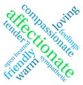 Affectionate Word Cloud