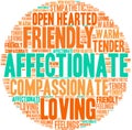 Affectionate Word Cloud