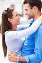 Affectionate young couple Royalty Free Stock Photo