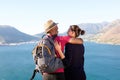 Affectionate young couple on holiday Royalty Free Stock Photo