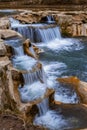 The Affenschlucht waterfall at the river Toss, Switzerland