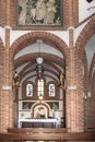 Afferden, Netherlands, May 20, 2021: Architecture interior of the village church