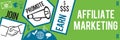 Affiliate Marketing Green Blue Banner