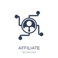 Affiliate marketing icon. Trendy flat vector Affiliate marketing Royalty Free Stock Photo