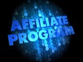 Affiliate Program on Digital Background. Royalty Free Stock Photo