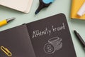 Affinity fraud is shown on the business photo using the text Royalty Free Stock Photo