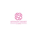 Affinity Heart Care Logo Design Vector