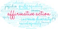 Affirmative Action Word Cloud