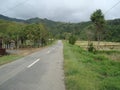 Road to Mountains, Takengon, Aceh Tengah. Royalty Free Stock Photo