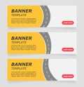 Affordable bus travel promotional web banner design template