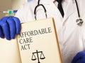 Affordable Care Act ACA is shown using the text Royalty Free Stock Photo