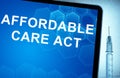 Affordable Care Act Royalty Free Stock Photo