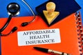 Affordable health insurance. Health insurance provides financial well-being covers part of the costs of the insured event-