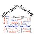 Affordable Housing concept Royalty Free Stock Photo