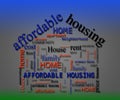 Affordable Housing wordcloud concept