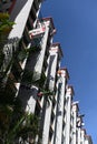 Affordable residential public housing block with a small park in Singapore Royalty Free Stock Photo