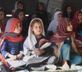 An Afghan girl with attractive eyes. Royalty Free Stock Photo