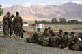 Afghan Recruits wait for assignment instructions