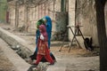 Afghan Woman and girl