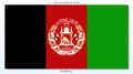 Vector Afghanistan flag