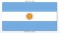 Vector Argentina flag, Argentina flag illustration