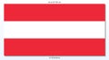 Vector Austria flag, Austria flag illustration, National flag of Austria, Vector of Austria flag.