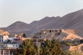 Afghanistan desert village in the North West in the middle fighting season Royalty Free Stock Photo