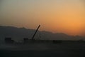 Afghanistan Logistics as Sunset